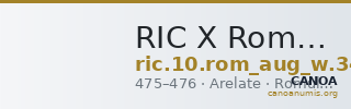 RIC X Romulus Augustulus 3421 — CANOA