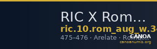 RIC X Romulus Augustulus 3421 — CANOA