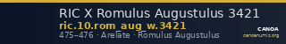 RIC X Romulus Augustulus 3421 — CANOA