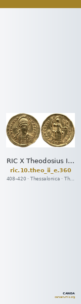 RIC X Theodosius II (East) 360 — CANOA