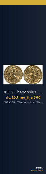 RIC X Theodosius II (East) 360 — CANOA