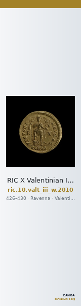 RIC X Valentinian III 2010 — CANOA