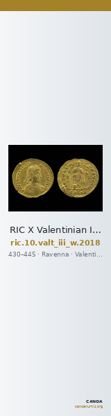 RIC X Valentinian III 2018 — CANOA