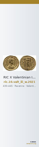 RIC X Valentinian III 2021 — CANOA