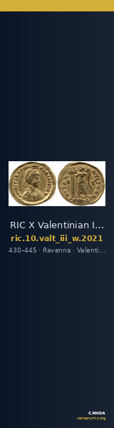 RIC X Valentinian III 2021 — CANOA
