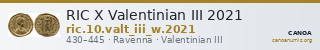 RIC X Valentinian III 2021 — CANOA
