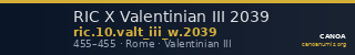 RIC X Valentinian III 2039 — CANOA
