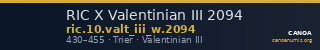 RIC X Valentinian III 2094 — CANOA