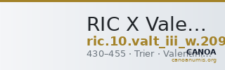 RIC X Valentinian III 2096 — CANOA