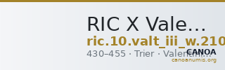 RIC X Valentinian III 2103 — CANOA