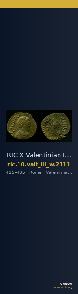 RIC X Valentinian III 2111 — CANOA