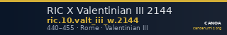 RIC X Valentinian III 2144 — CANOA