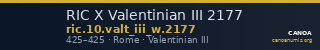 RIC X Valentinian III 2177 — CANOA