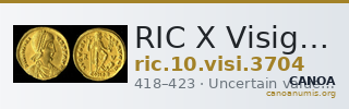 RIC X Visigoths 3704 — CANOA