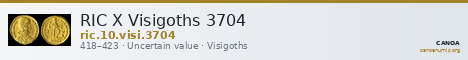 RIC X Visigoths 3704 — CANOA
