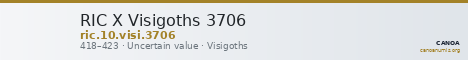 RIC X Visigoths 3706 — CANOA
