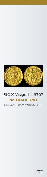 RIC X Visigoths 3707 — CANOA