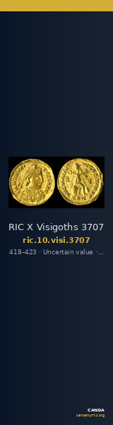 RIC X Visigoths 3707 — CANOA