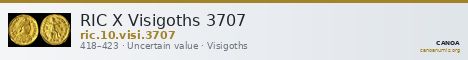RIC X Visigoths 3707 — CANOA