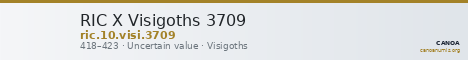 RIC X Visigoths 3709 — CANOA