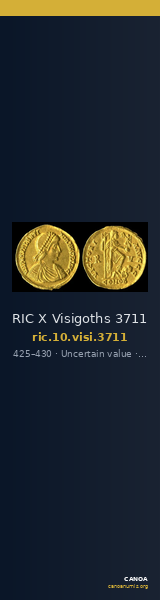 RIC X Visigoths 3711 — CANOA