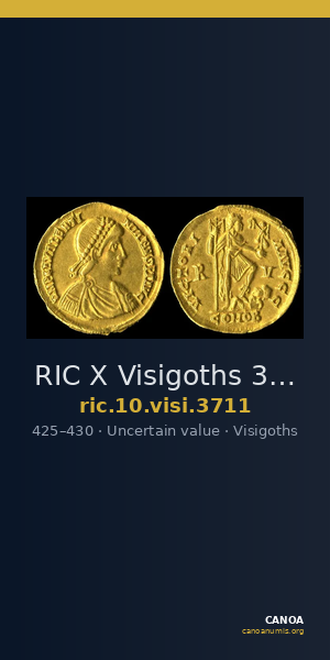RIC X Visigoths 3711 — CANOA