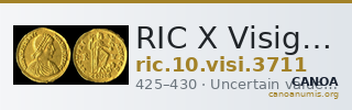 RIC X Visigoths 3711 — CANOA