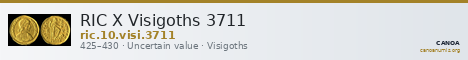RIC X Visigoths 3711 — CANOA