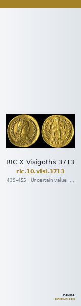 RIC X Visigoths 3713 — CANOA