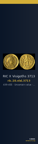RIC X Visigoths 3713 — CANOA