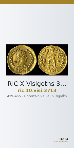 RIC X Visigoths 3713 — CANOA