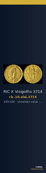 RIC X Visigoths 3714 — CANOA