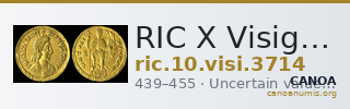 RIC X Visigoths 3714 — CANOA