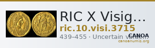 RIC X Visigoths 3715 — CANOA