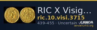 RIC X Visigoths 3715 — CANOA