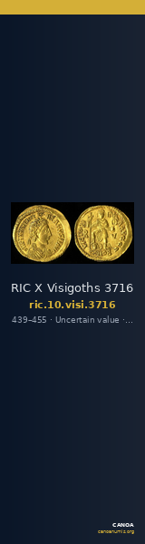 RIC X Visigoths 3716 — CANOA