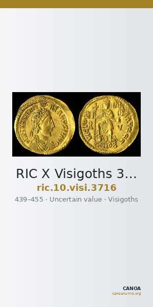 RIC X Visigoths 3716 — CANOA