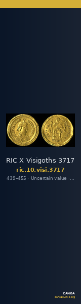 RIC X Visigoths 3717 — CANOA