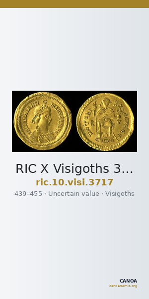 RIC X Visigoths 3717 — CANOA