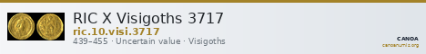 RIC X Visigoths 3717 — CANOA