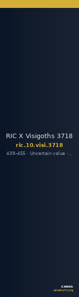 RIC X Visigoths 3718 — CANOA