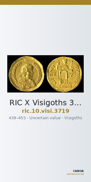 RIC X Visigoths 3719 — CANOA