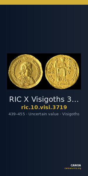 RIC X Visigoths 3719 — CANOA