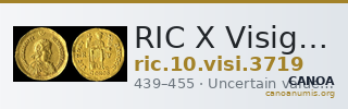 RIC X Visigoths 3719 — CANOA