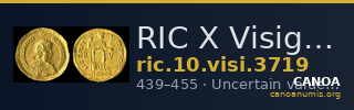 RIC X Visigoths 3719 — CANOA