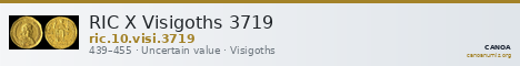 RIC X Visigoths 3719 — CANOA