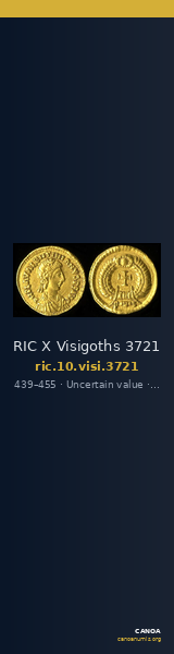 RIC X Visigoths 3721 — CANOA