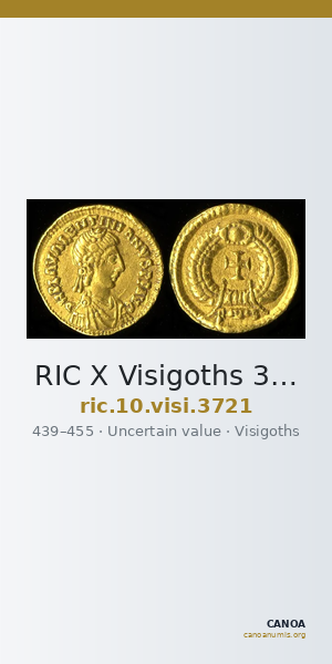 RIC X Visigoths 3721 — CANOA