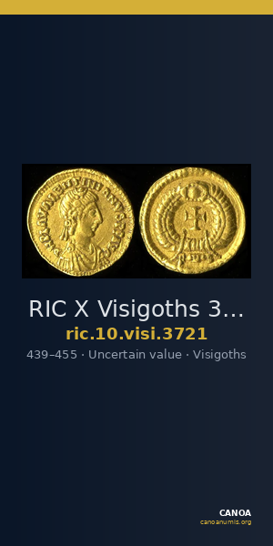 RIC X Visigoths 3721 — CANOA