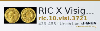 RIC X Visigoths 3721 — CANOA
